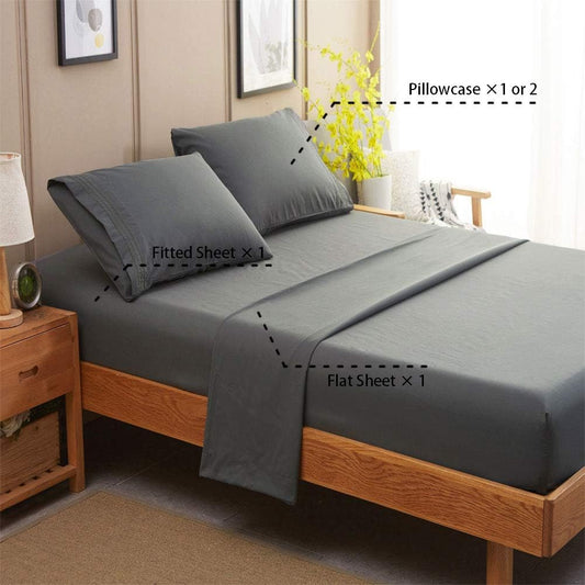 SONORO KATE Bed Sheet Set Super Soft Microfiber 1800 Thread Count Luxury Egyptian Sheets 16-Inch Deep Pocket Wrinkle ... - Image 2