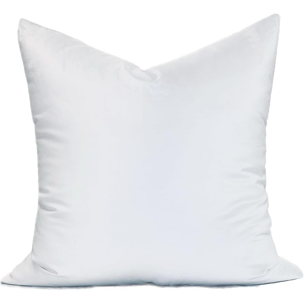 MoonRest® 18x18 Inch Synthetic Down Alternative Square Pillow Insert Form Stuffer for Sofa Shams, Decorative Throw Pi...