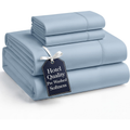 Casa Platino Queen Bed Sheets Set, Soft & Breathable Bedding for Queen Size Mattress, 4 Piece Set with Deep Pockets, ...