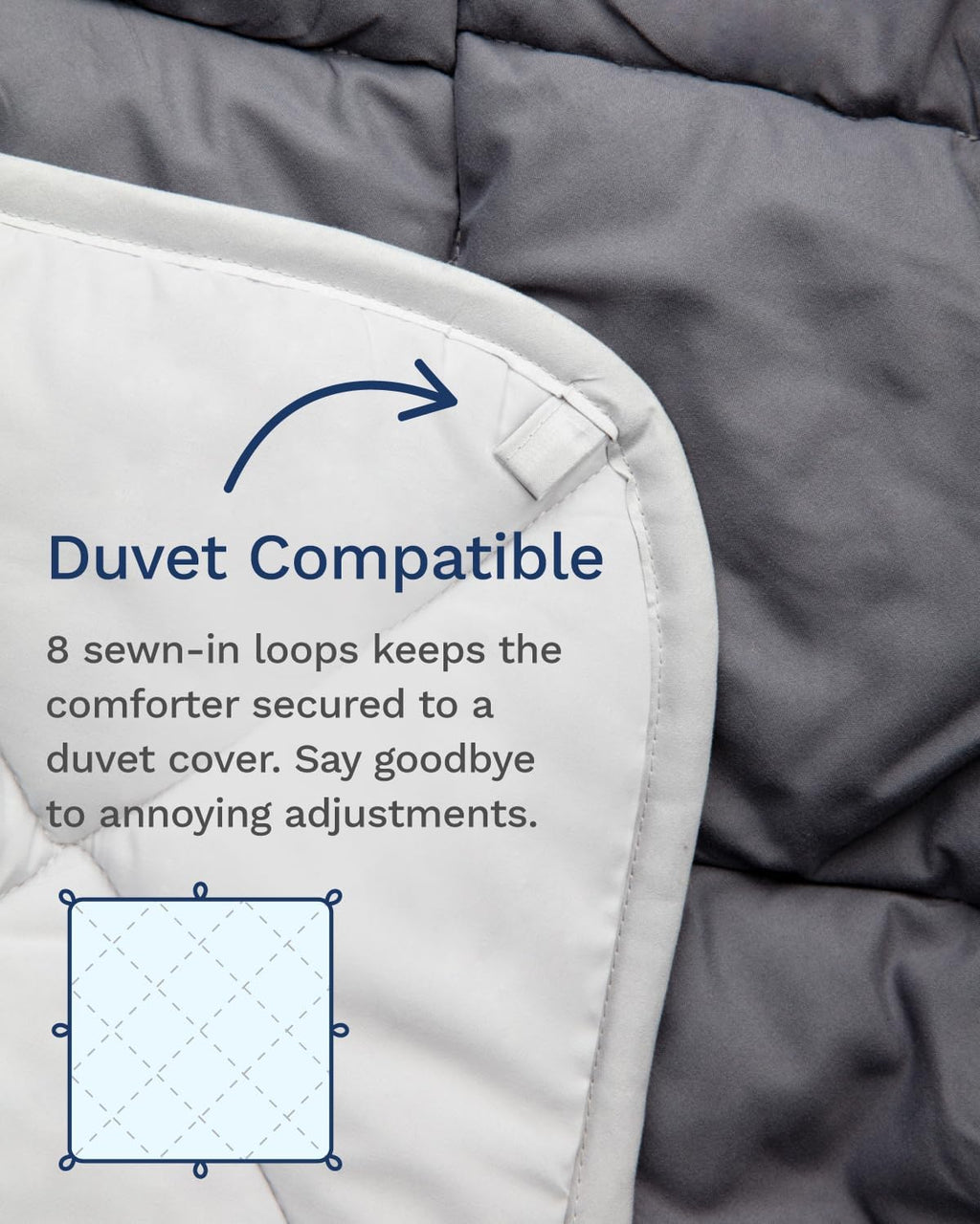 ViscoSoft Twin/Twin XL Down Alternative Comforter – All Season Cooling Breathable Microfiber Duvet Insert, Soft Quilt... - Image 6
