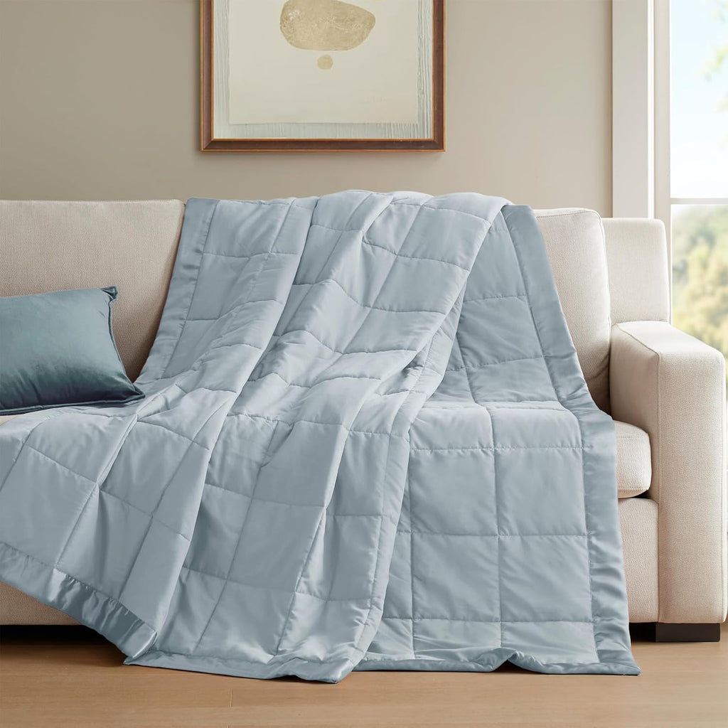Madison Park Windom Down Alternative Blanket, Premium 3M Scotchgard Moisture Wicking Treatment, Lightweight and Soft ... - Image 5