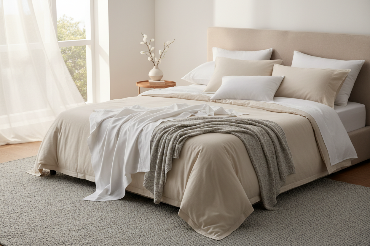 Bed Sheets & Blankets Banner