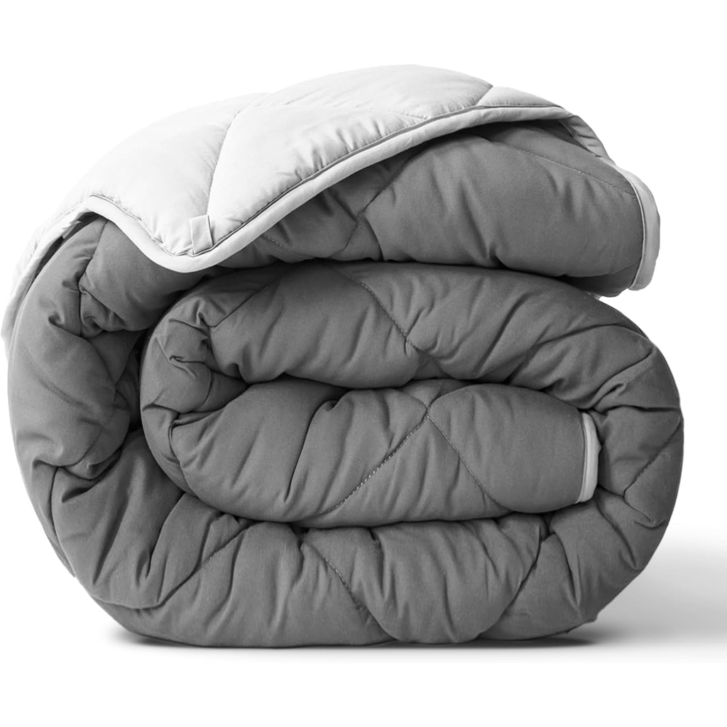 ViscoSoft Twin/Twin XL Down Alternative Comforter – All Season Cooling Breathable Microfiber Duvet Insert, Soft Quilt...