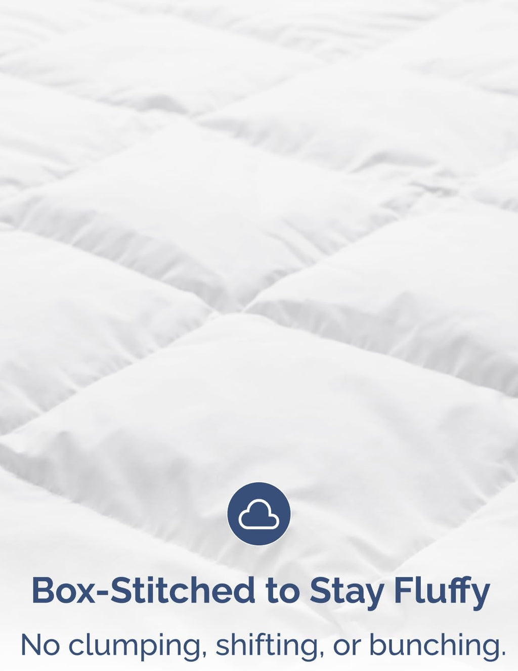 All Season King Size Down Alternative Quilted Comforter - Soft Duvet Insert with Corner Tabs - Machine Washable (King, White)